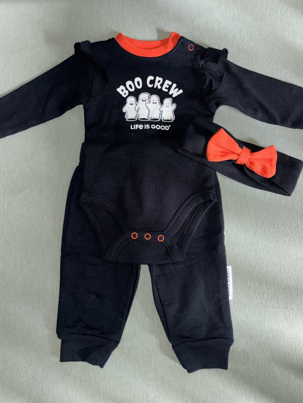 Life Is Good Long-Sleeve Bodysuit Set